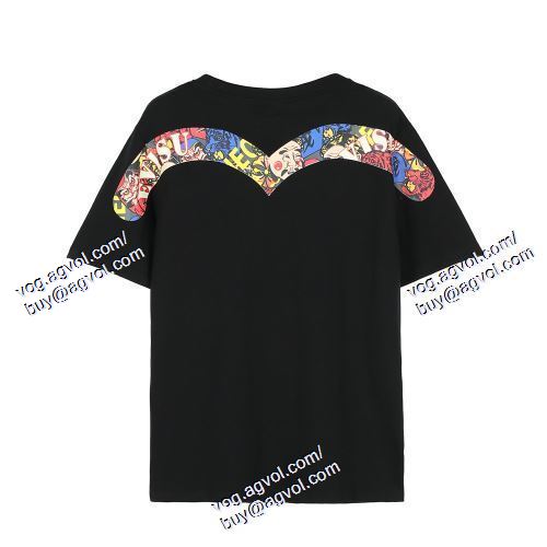  2021春夏 EVISUコピー エヴィス EVISU  2色可選 お洒落に魅せる 半袖Tシャツ