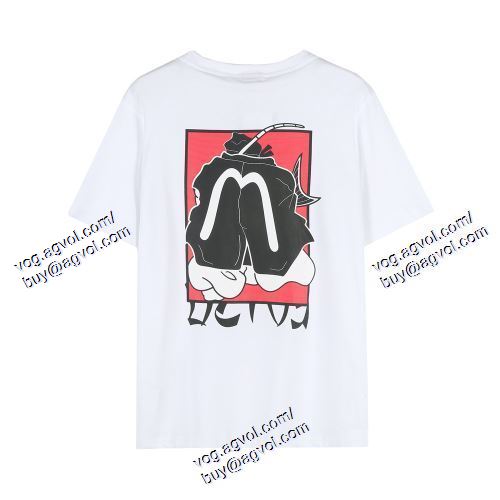  EVISUブランド 偽物 通販 2色可選 超目玉 半袖Tシャツ エヴィス EVISU 2021春夏