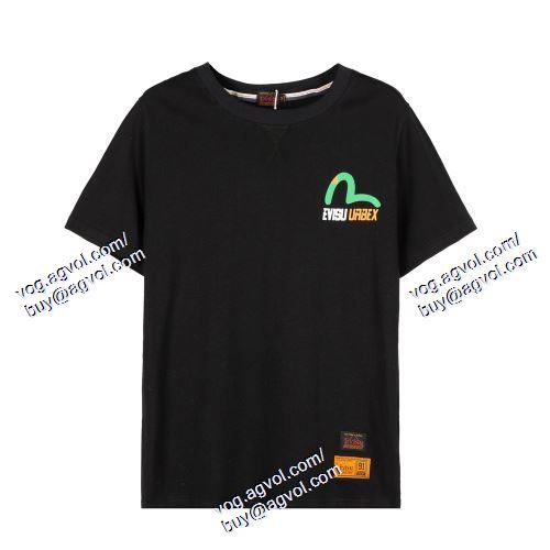  エヴィス EVISU オリジナル EVISUスーパーコピー 激安 2021春夏 2色可選 半袖Tシャツ
