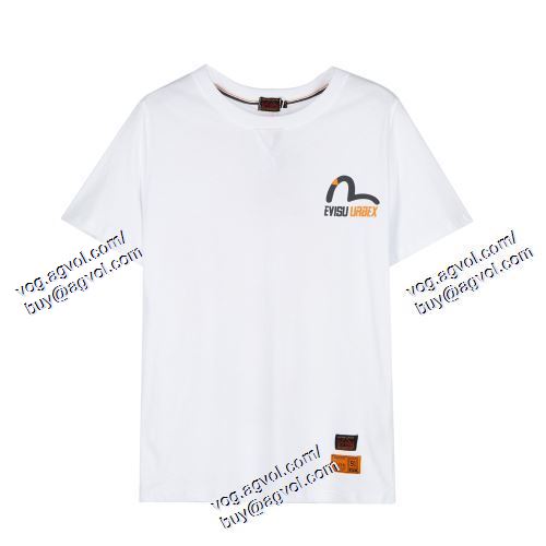  エヴィス EVISU オリジナル EVISUスーパーコピー 激安 2021春夏 2色可選 半袖Tシャツ