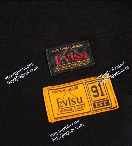  エヴィス EVISU オリジナル EVISUスーパーコピー 激安 2021春夏 2色可選 半袖Tシャツ