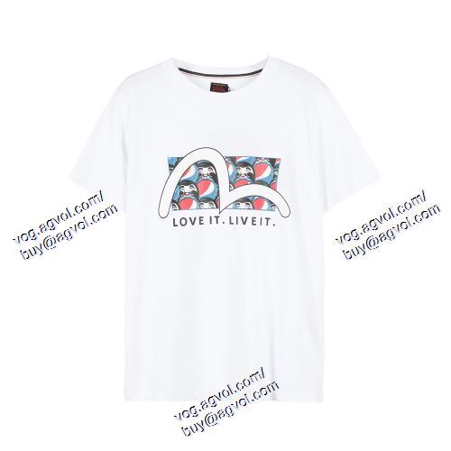  EVISU偽物ブランド 2021春夏 2色可選 大好評 エヴィス EVISU 半袖Tシャツ
