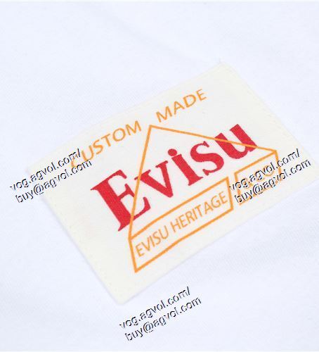  エヴィス EVISU 半袖Tシャツ 存在感のある EVISUスーパーコピー 代引 2021春夏 2色可選