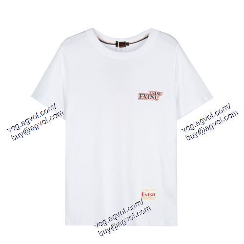  EVISUスーパーコピー エヴィス EVISU 2021春夏 半袖Tシャツ 2色可選 ポップ 