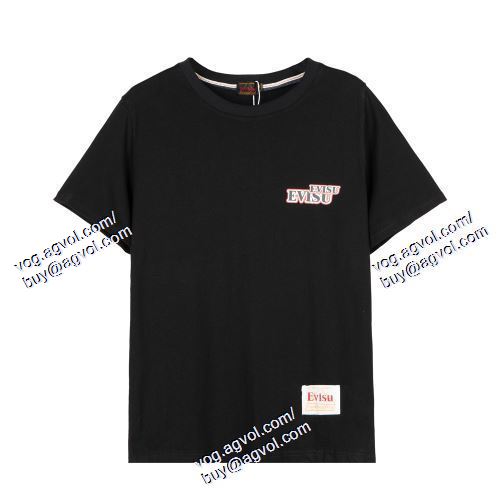  EVISUスーパーコピー エヴィス EVISU 2021春夏 半袖Tシャツ 2色可選 ポップ 