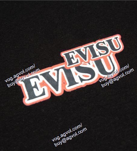  EVISUスーパーコピー エヴィス EVISU 2021春夏 半袖Tシャツ 2色可選 ポップ 