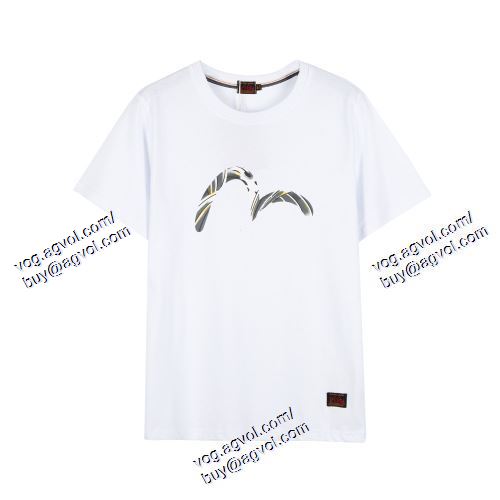  EVISUブランド 偽物 通販 2色可選 半袖Tシャツ エヴィス EVISU 2021春夏 おすすめ/オススメ 