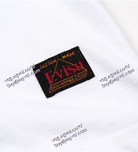  EVISUブランド 偽物 通販 2色可選 半袖Tシャツ エヴィス EVISU 2021春夏 おすすめ/オススメ 