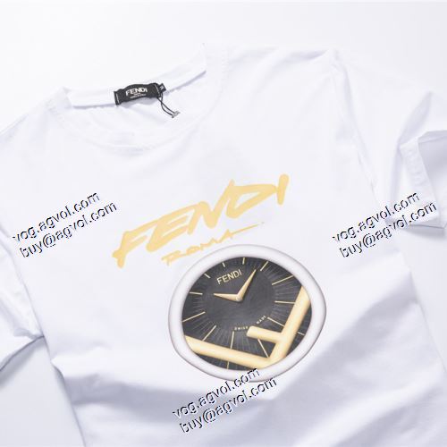 2色可選 人気販売中 フェンディブランド 偽物 通販 2021春夏 フェンディ FENDI 半袖シャツ
