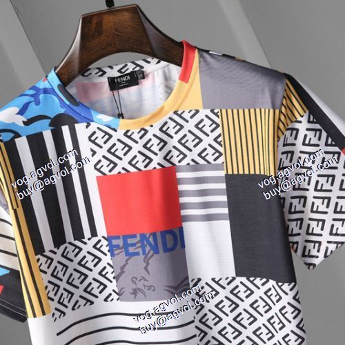 フェンディ FENDI 個性的 半袖シャツ FENDIスーパーコピー 激安 2021春夏