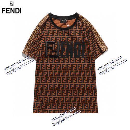 海外セレブ愛用 半袖シャツ 2021春夏 フェンディ FENDI  フェンディブランド 偽物 通販