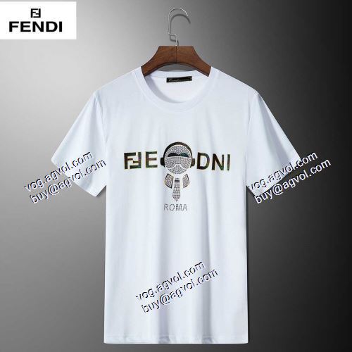  コスパ最高のプライス  フェンディ FENDI FENDIブランド 偽物 通販 2色可選 半袖シャツ 2021春夏 