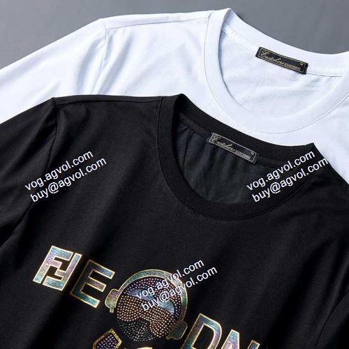  コスパ最高のプライス  フェンディ FENDI FENDIブランド 偽物 通販 2色可選 半袖シャツ 2021春夏 