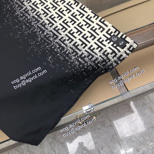  フェンディ FENDI  半袖シャツ 2021春夏 FENDI偽物ブランド  2色可選  希少    