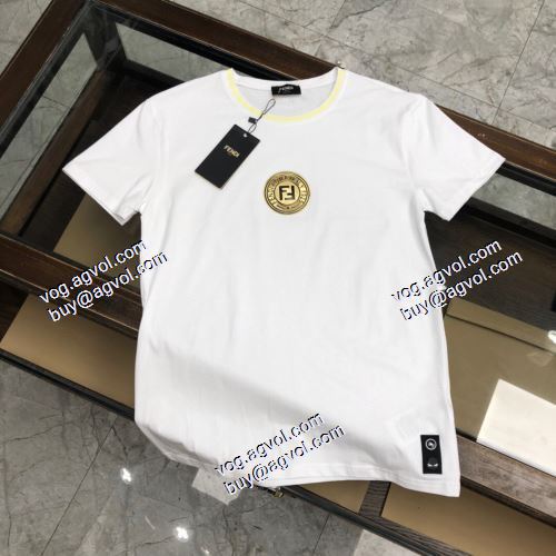  2色可選 SALE開催  FENDIブランドスーパーコピー 2021春夏 フェンディ FENDI  半袖シャツ