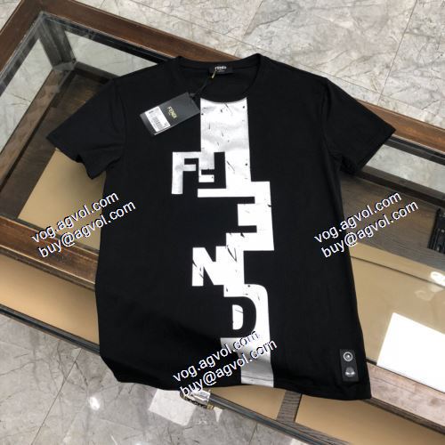  売れ筋！ フェンディ FENDI  半袖シャツ  FENDIブランドコピー 2色可選 2021春夏
