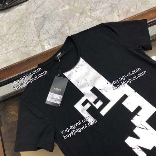  売れ筋！ フェンディ FENDI  半袖シャツ  FENDIブランドコピー 2色可選 2021春夏