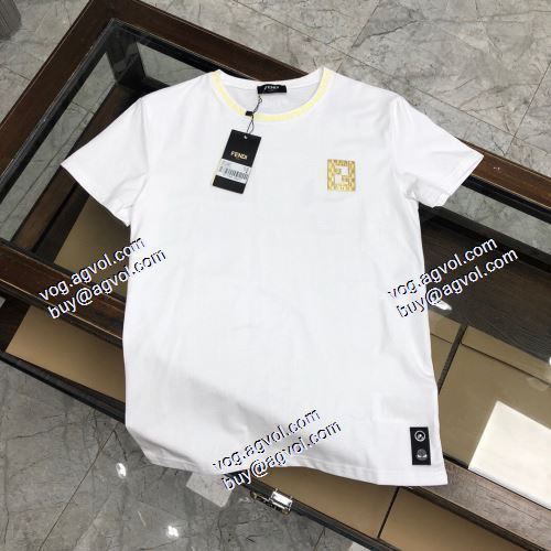  半袖シャツ 2色可選 FENDIブランド コピー 2021春夏  フェンディ FENDI  美品！   