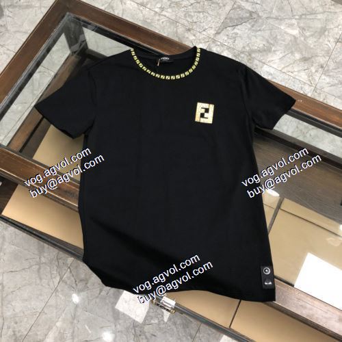  半袖シャツ 2色可選 FENDIブランド コピー 2021春夏  フェンディ FENDI  美品！   