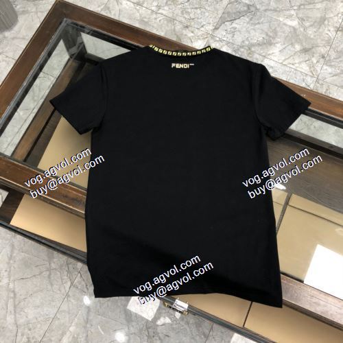  半袖シャツ 2色可選 FENDIブランド コピー 2021春夏  フェンディ FENDI  美品！   