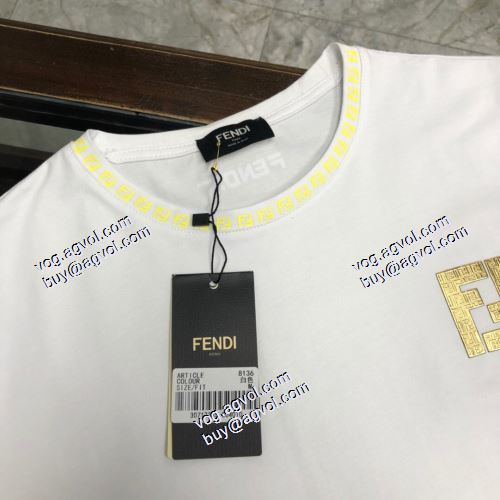  半袖シャツ 2色可選 FENDIブランド コピー 2021春夏  フェンディ FENDI  美品！   