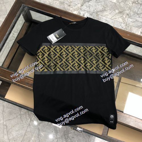  2色可選  格安！  フェンディ FENDI  半袖シャツ 2021春夏 FENDIコピー