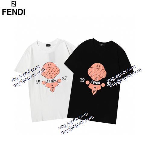  プレゼントに  FENDIブランド コピー 2色可選 フェンディ FENDI  半袖シャツ 2021春夏
