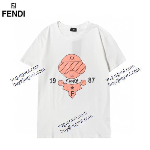  プレゼントに  FENDIブランド コピー 2色可選 フェンディ FENDI  半袖シャツ 2021春夏
