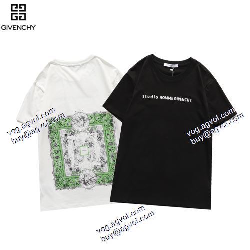 GIVENCHYコピーブランド 2021春夏 ジバンシー 派手 ：比较华丽的 GIVENCHY 2色可選 半袖シャツ 