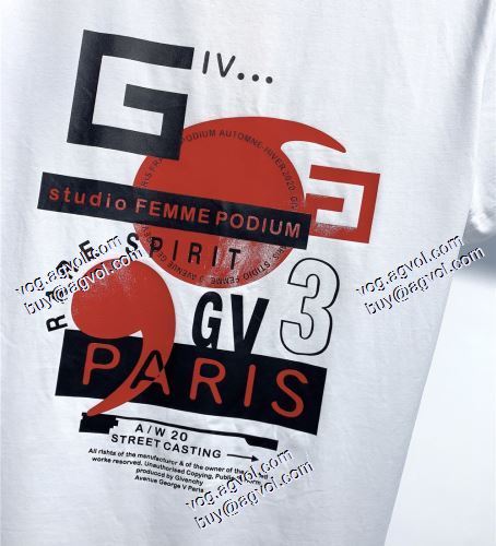 今買い◎得 2021春夏 ジバンシィスーパーコピー 激安 ジバンシー GIVENCHY 半袖シャツ 2色可選 