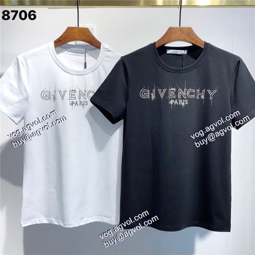 2色可選 2021春夏 ジバンシー GIVENCHY 上品な輝きを放つ形 ジバンシィブランド 偽物 通販 半袖シャツ
