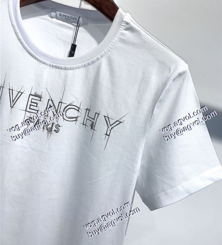 2色可選 2021春夏 ジバンシー GIVENCHY 上品な輝きを放つ形 ジバンシィブランド 偽物 通販 半袖シャツ