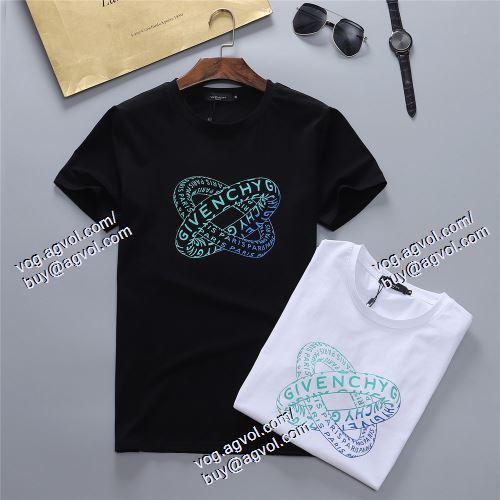  2色可選 半袖Tシャツ GIVENCHYブランドコピー  首胸ロゴ 2021春夏 ジバンシー GIVENCHY 