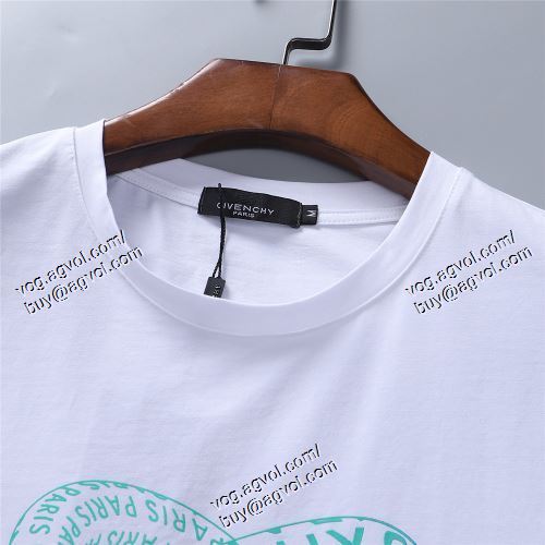 2色可選 半袖Tシャツ GIVENCHYブランドコピー  首胸ロゴ 2021春夏 ジバンシー GIVENCHY 