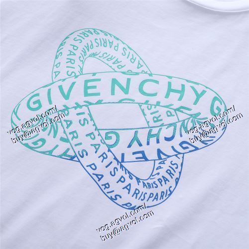  2色可選 半袖Tシャツ GIVENCHYブランドコピー  首胸ロゴ 2021春夏 ジバンシー GIVENCHY 