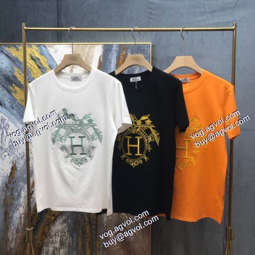 エルメス HERMES 半袖シャツ 人気新品★超特価★ 2021春夏 3色可選 HERMES偽物ブランド 