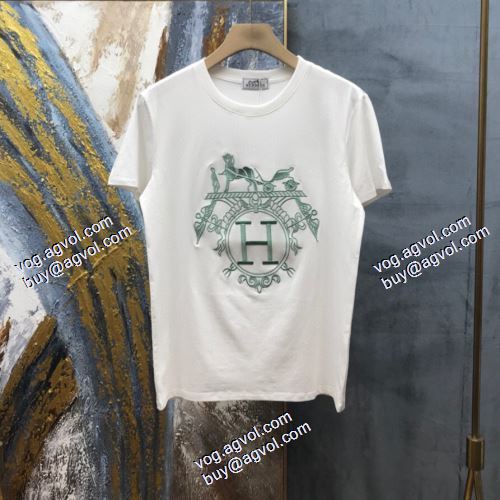 エルメス HERMES 半袖シャツ 人気新品★超特価★ 2021春夏 3色可選 HERMES偽物ブランド 