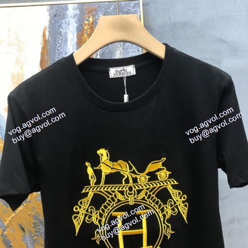 エルメス HERMES 半袖シャツ 人気新品★超特価★ 2021春夏 3色可選 HERMES偽物ブランド 