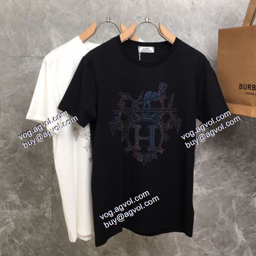  2021春夏 HERMESコピー 高級感演出 エルメス HERMES 半袖シャツ 2色可選