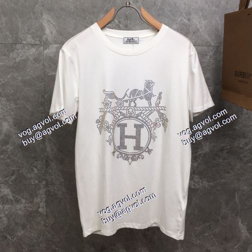  2021春夏 HERMESコピー 高級感演出 エルメス HERMES 半袖シャツ 2色可選