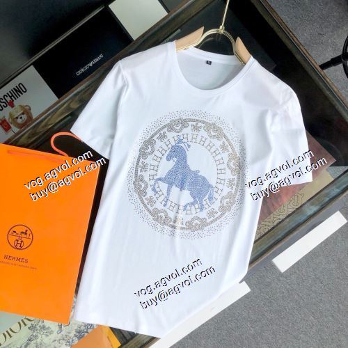  エルメス HERMES 贈り物にも◎ HERMESコピー ブランド 2色可選 半袖シャツ 2021春夏 