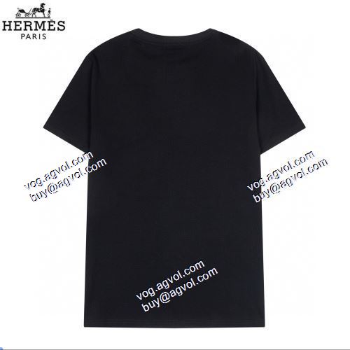  2色可選 HERMESブランド 偽物 通販 半袖シャツ 2021春夏 上質 大人気！エルメス HERMES  