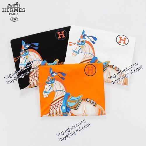  エルメス HERMES 3色可選 お買得 半袖Tシャツ HERMESスーパーコピー 激安 2021春夏