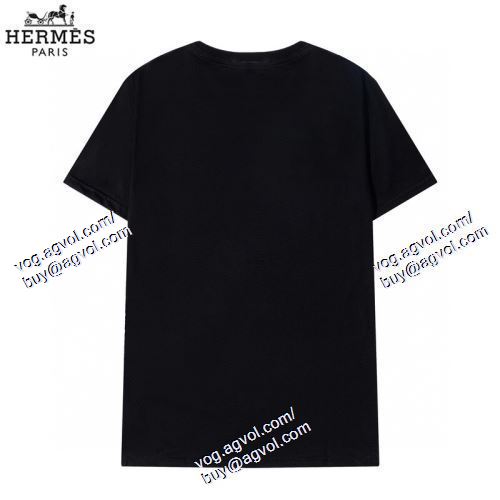  3色可選 半袖Tシャツ エルメス HERMES 個性派 2021春夏 HERMESブランドスーパーコピー