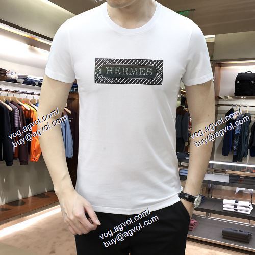  2021春夏 HERMESコピー エルメス HERMES 2色可選 半袖Tシャツ 【激安】