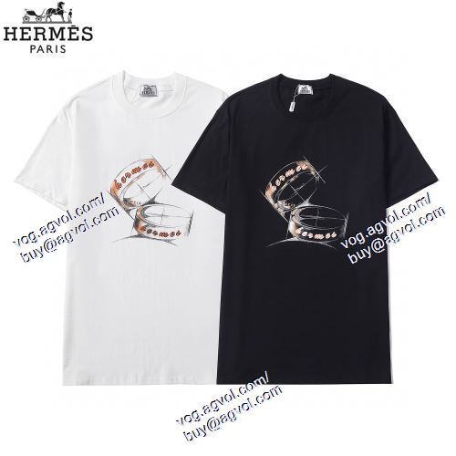  HERMESブランド 偽物 通販 2色可選 半袖Tシャツ SALE開催 エルメス HERMES 2021春夏  