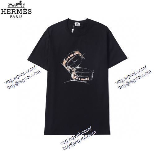  HERMESブランド 偽物 通販 2色可選 半袖Tシャツ SALE開催 エルメス HERMES 2021春夏  