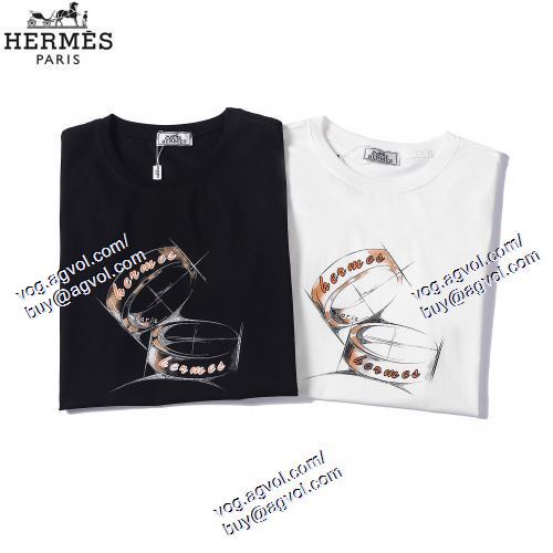  HERMESブランド 偽物 通販 2色可選 半袖Tシャツ SALE開催 エルメス HERMES 2021春夏  