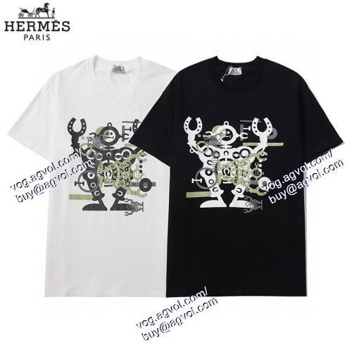  2021春夏 エルメス HERMES 美品！ 2色可選 半袖Tシャツ HERMESコピーブランド