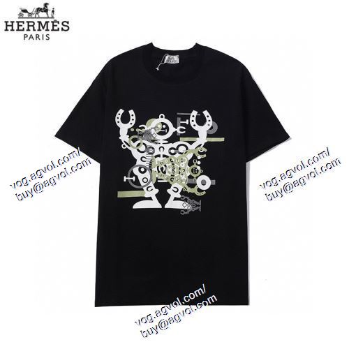  2021春夏 エルメス HERMES 美品！ 2色可選 半袖Tシャツ HERMESコピーブランド
